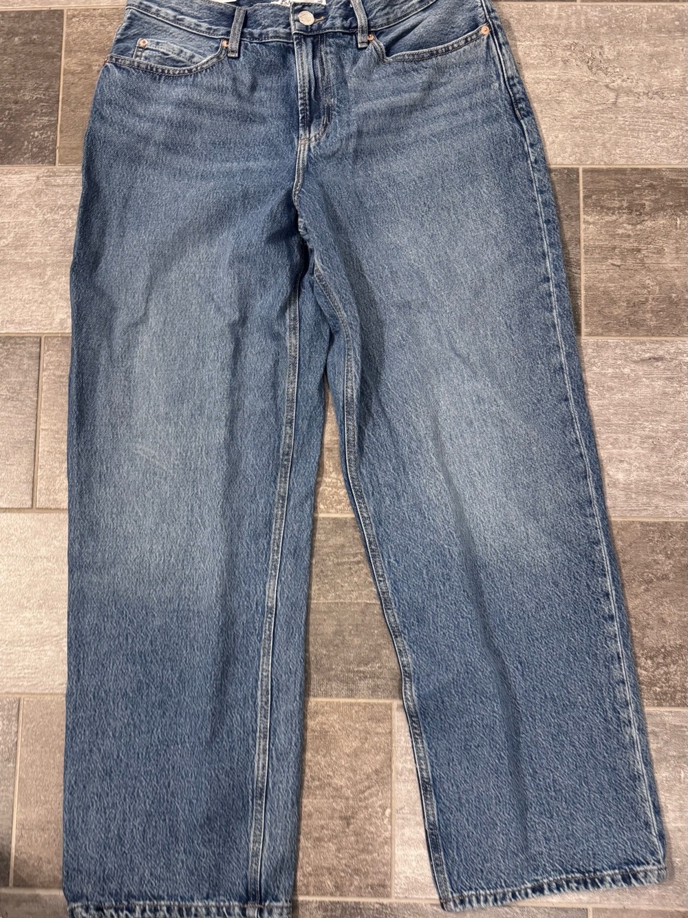 Garage denim women’s, low rise baggy jeans. Penelope blue. New, 9/29